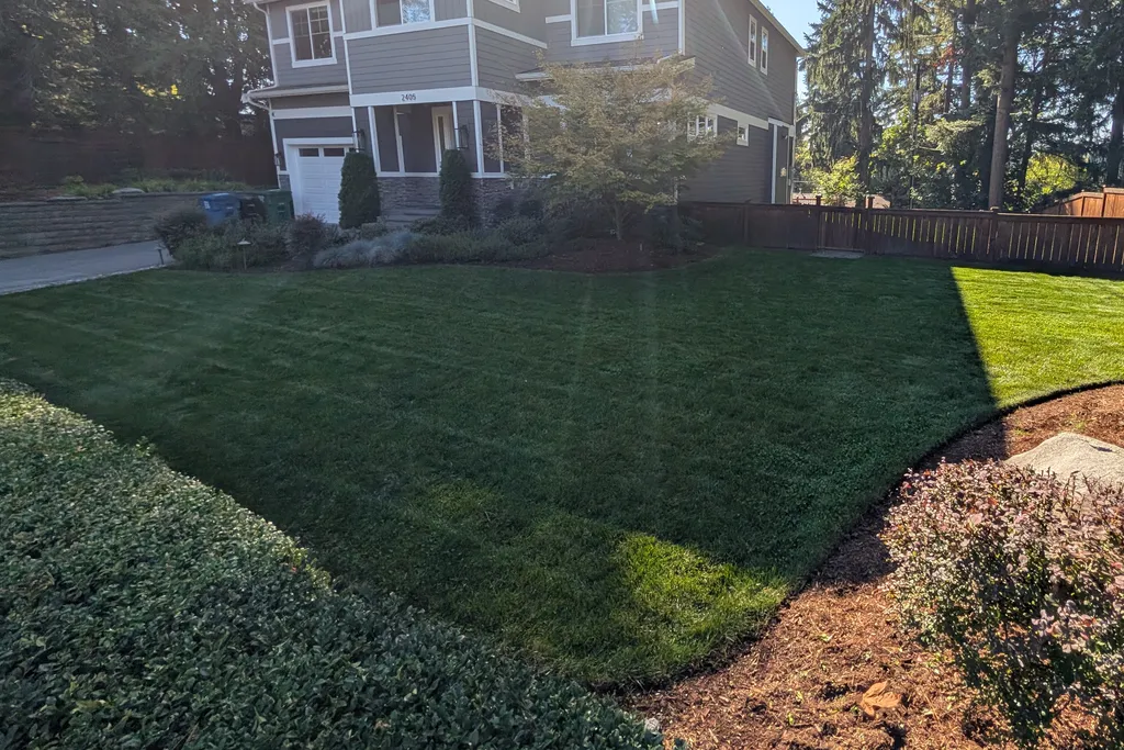 Spring mulch and soil preparation